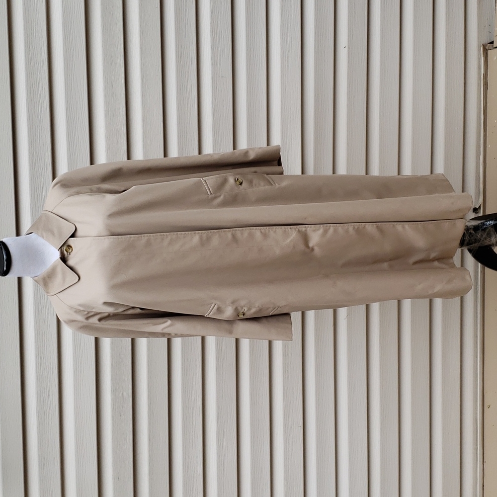BURBERRY NOVA CHECK LINED REMOVABLE WOOL LINER CAR COAT TRENCH COAT - Picture 2 of 14